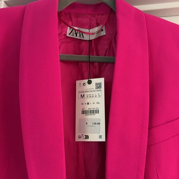 NWT in box — Zara Women's Fuchsia Suit - Picture 6 of 7